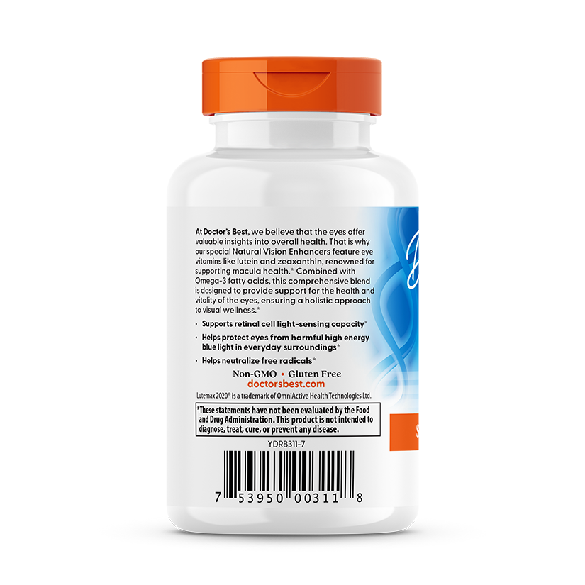 Natural Vision Enhancers - 60 softgels