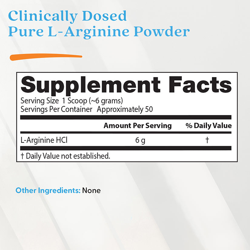 Pure L-Arginine Powder - 300g