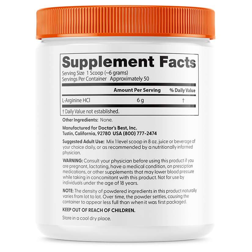 Pure L-Arginine Powder - 300g