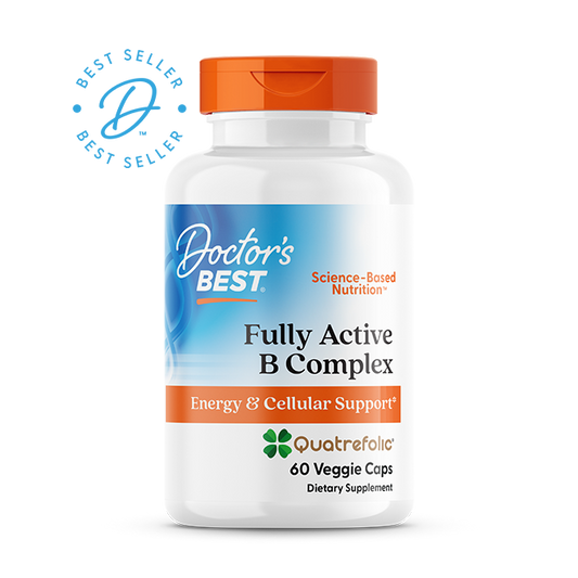 Fully Active B-Complex with Quatrefolic - 60 vcaps