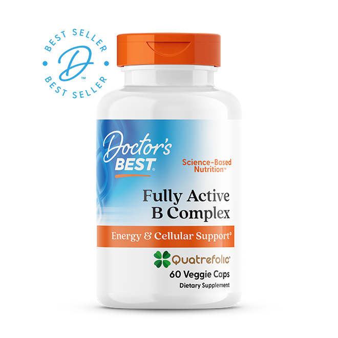 Fully Active B-Complex with Quatrefolic - 60 vcaps