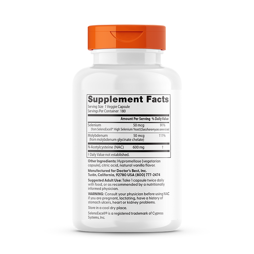 NAC Detox Regulators - 180 vcaps