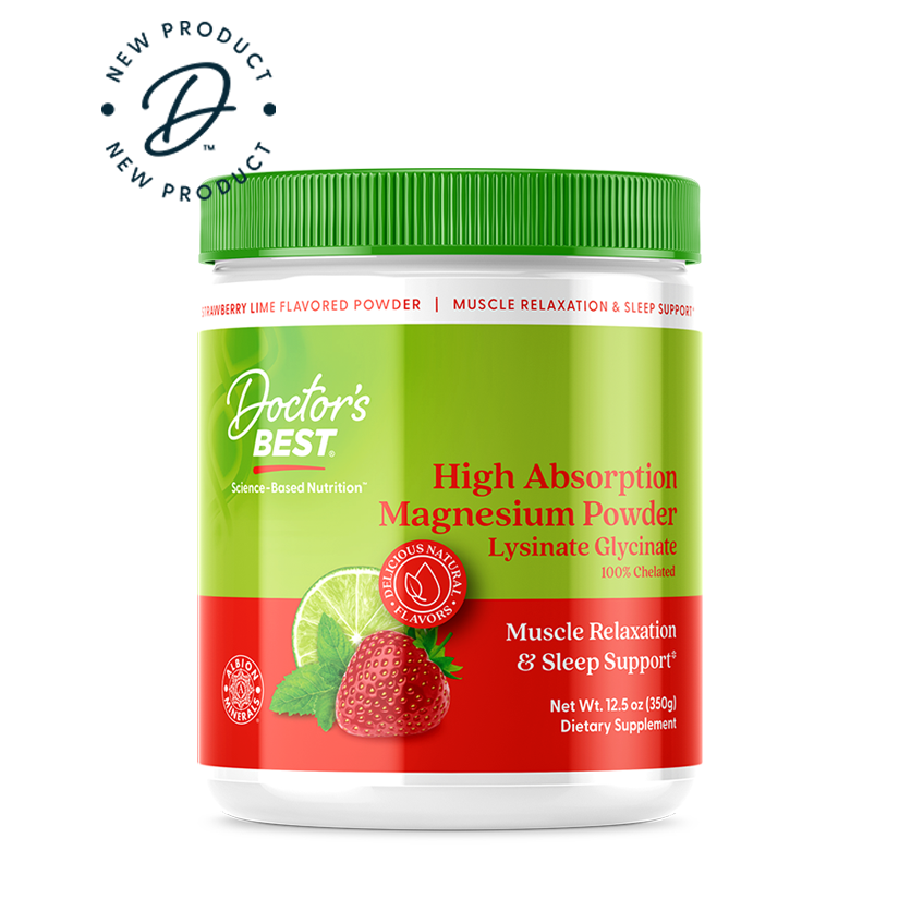 High Absorption Magnesium Powder, Strawberry Lime - 350g
