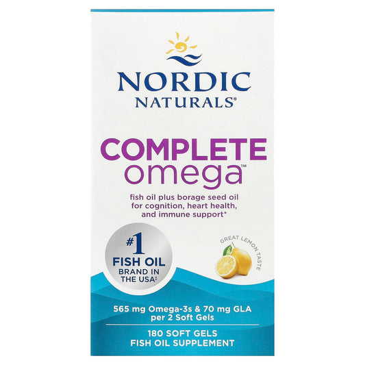 Complete Omega, 565mg Lemon - 180 softgels