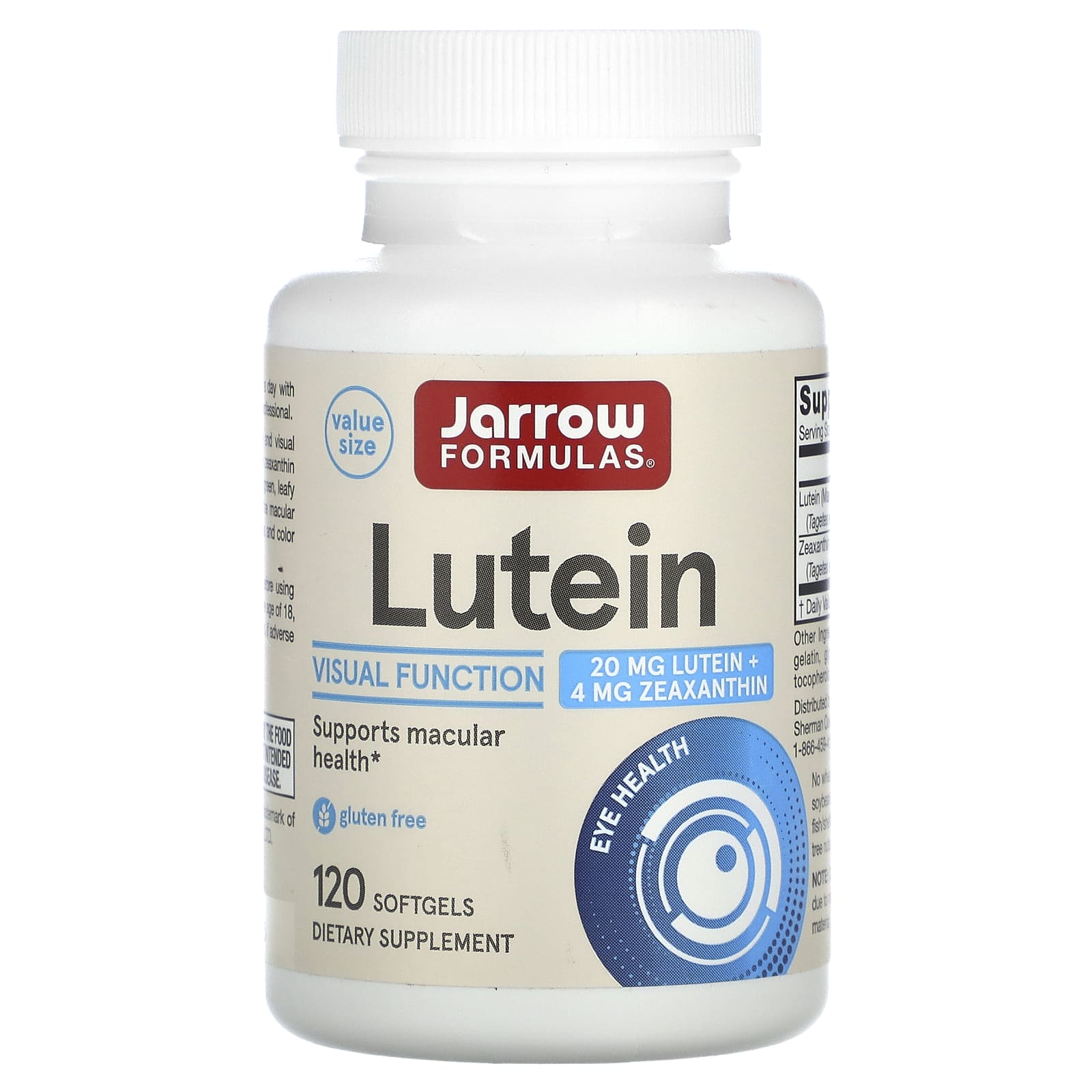 Lutein, 20mg - 60 softgels