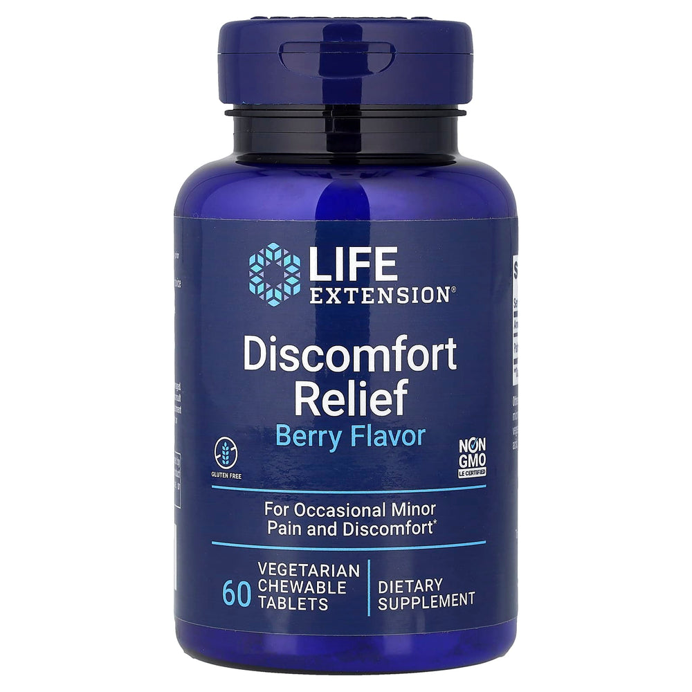 Life Extension PEA Discomfort Relief - 60 chewable tablets