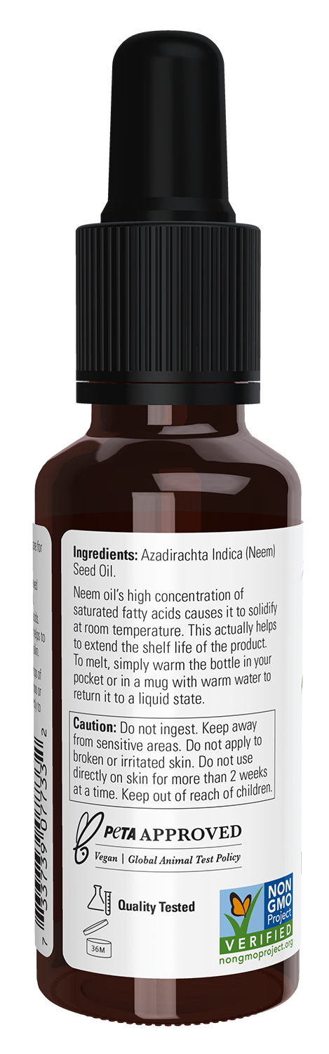 Neem Oil, 100% Pure - 30 ml.