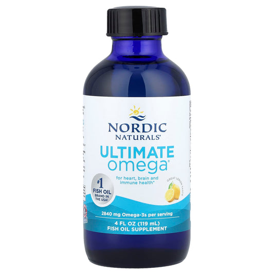 Ultimate Omega, 2840mg Lemon - 119 ml.