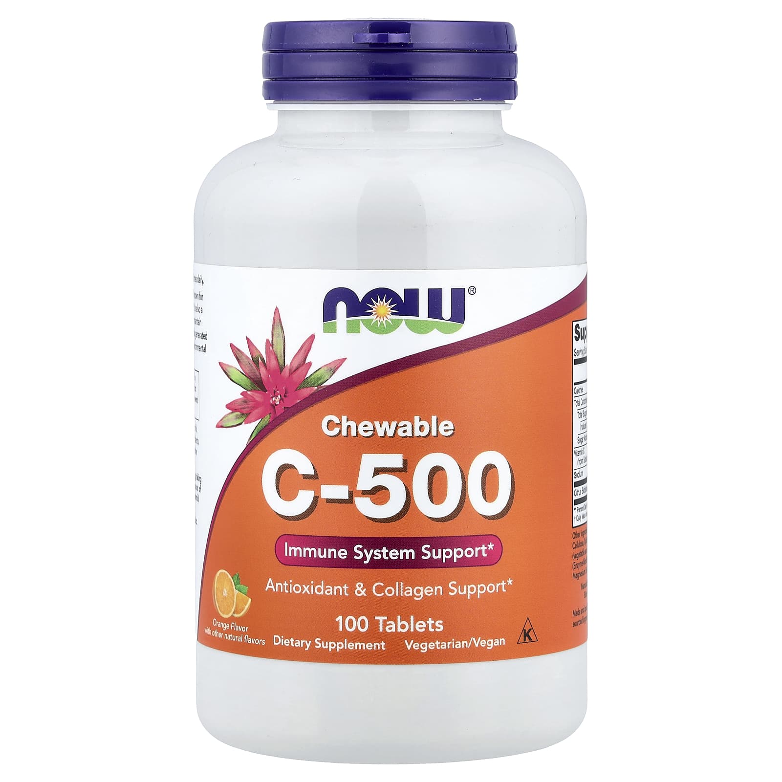 Vitamin C-500 Chewable, Cherry - 100 tabs