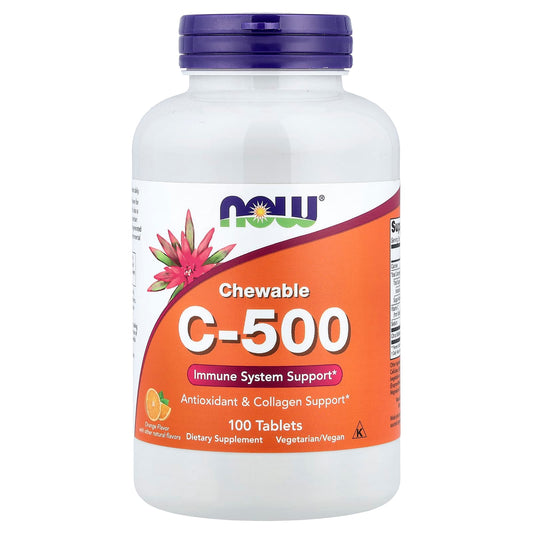 Vitamin C-500 Chewable, Cherry - 100 tabs