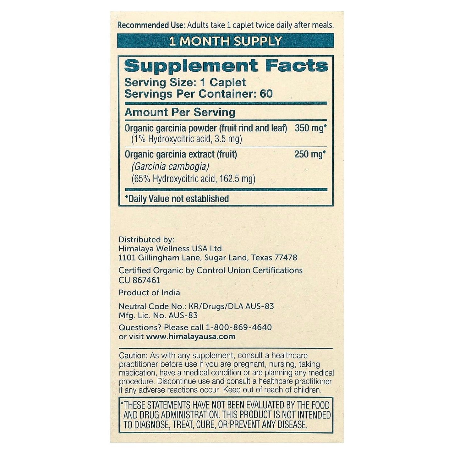 Organic Garcinia