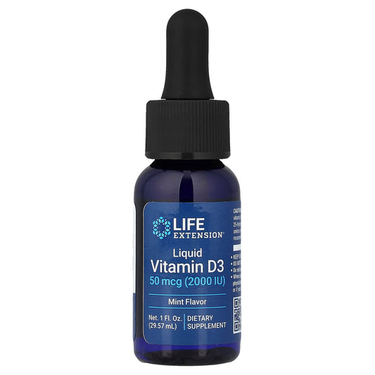 Liquid Vitamin D3, 50mcg (Mint) - 29 ml.