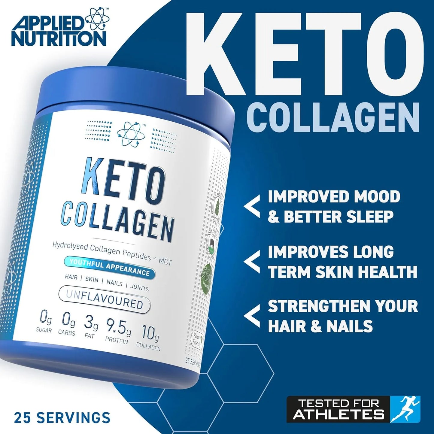 Keto Collagen, Unflavoured - 325g
