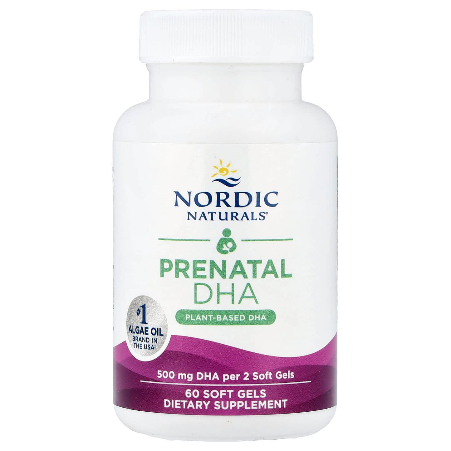 Prenatal DHA Vegan, 500mg - 60 softgels