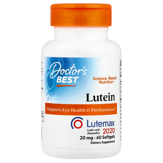 Lutein with Lutemax, 20mg - 60 softgels