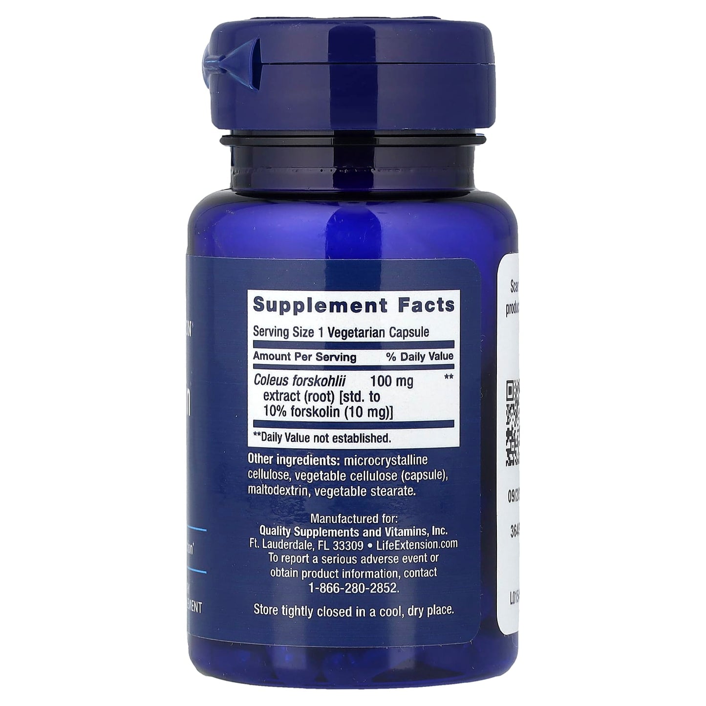 Forskolin, 10mg - 60 vcaps