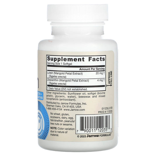 Lutein, 20mg - 60 softgels