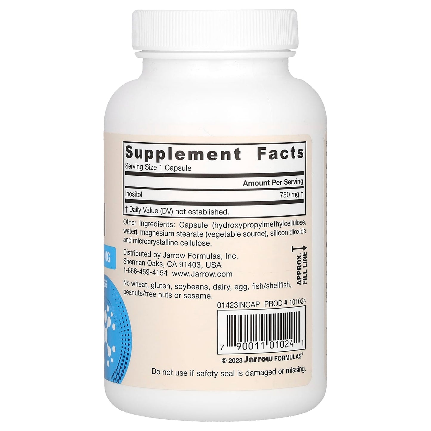 Inositol, 750mg - 100 vcaps