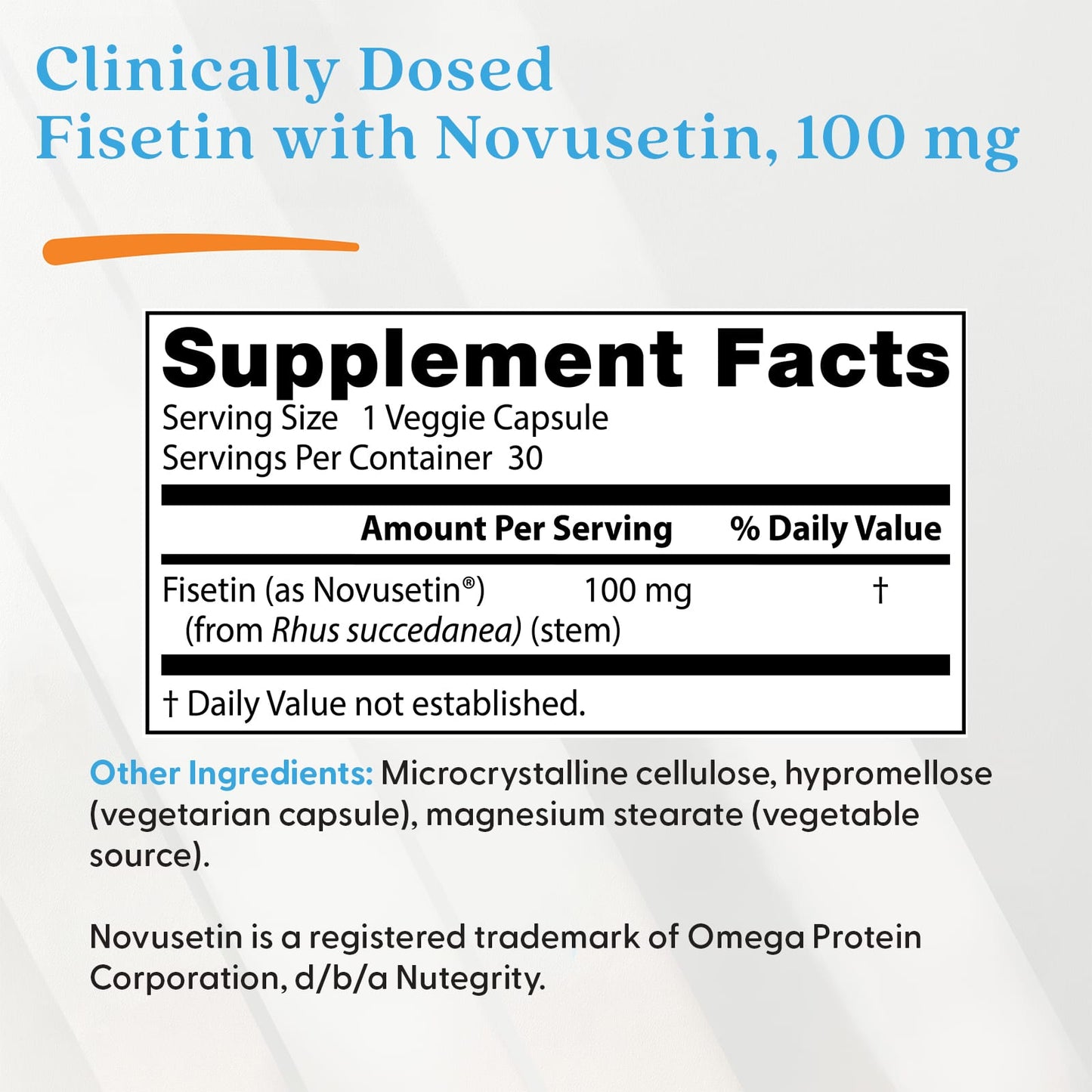 Fisetin, 100mg - 30 vcaps