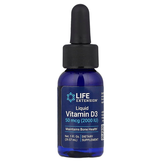 Liquid Vitamin D3, 50mcg - 29 ml.