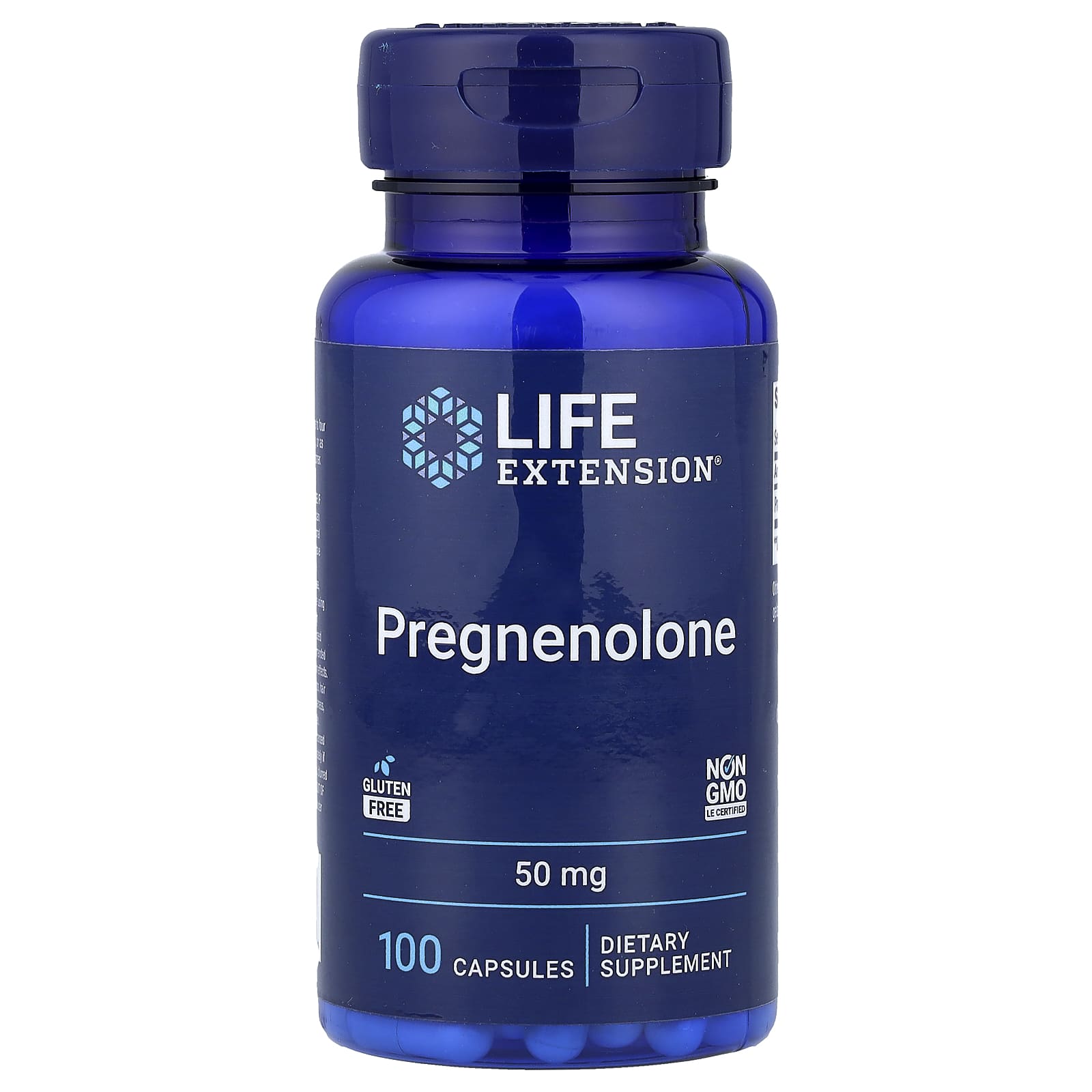 Pregnenolone, 50mg - 100 caps
