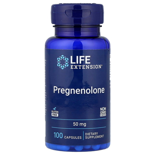 Pregnenolone, 50mg - 100 caps