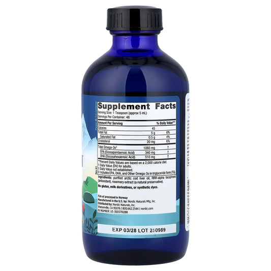 Arctic Cod Liver Oil, Unflavored - 237 ml.
