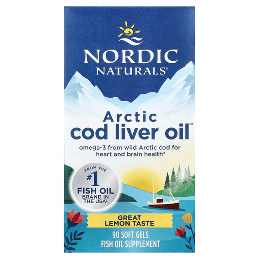 Arctic Cod Liver Oil, 750mg Lemon - 90 softgels