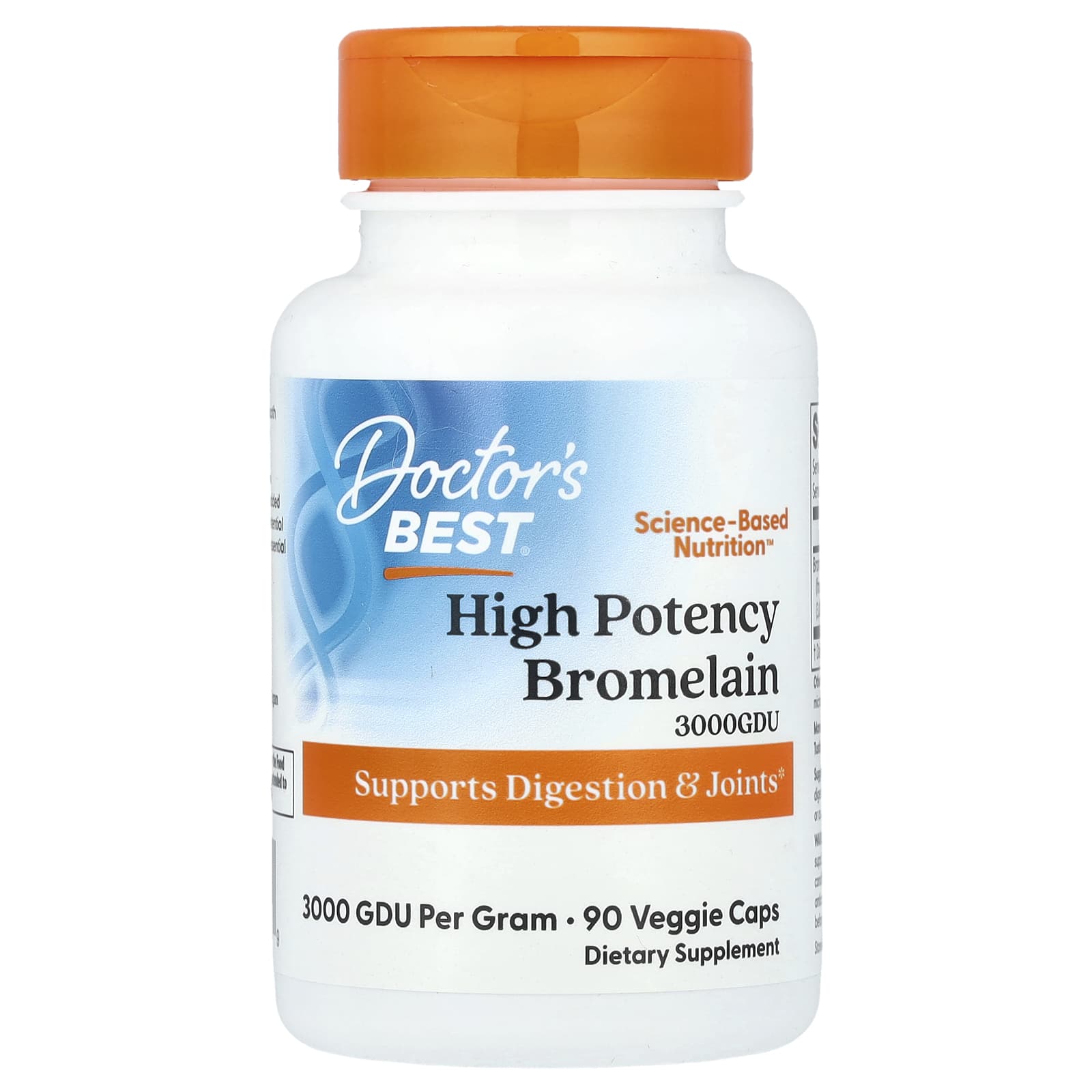 High Potency Bromelain, 3000 GDU - 90 vcaps
