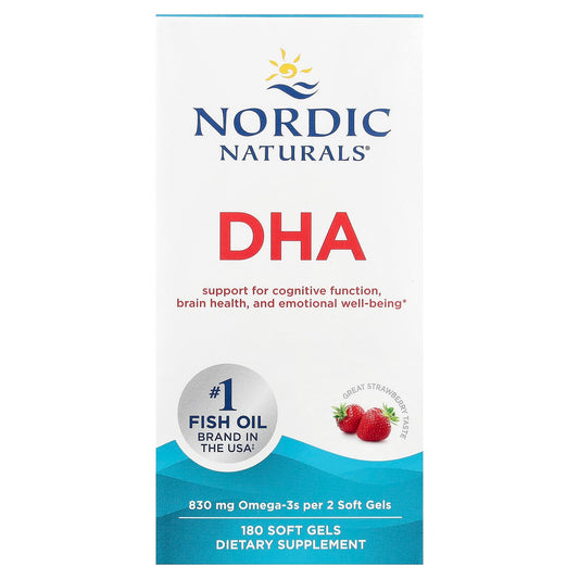 DHA, 830mg Strawberry - 180 softgels