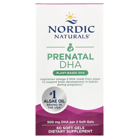 Prenatal DHA Vegan, 500mg - 60 softgels