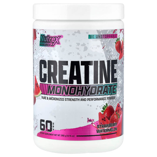Creatine Monohydrate, Strawberry Watermelon - 390g