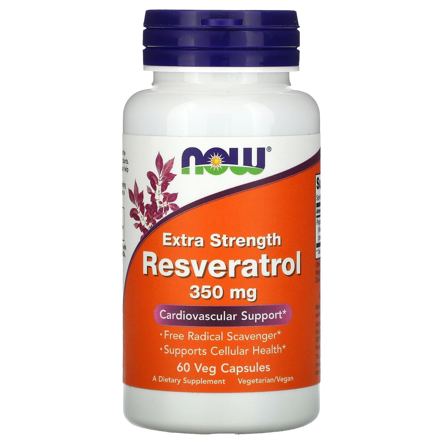 Resveratrol, Extra Strength 350mg - 60 vcaps