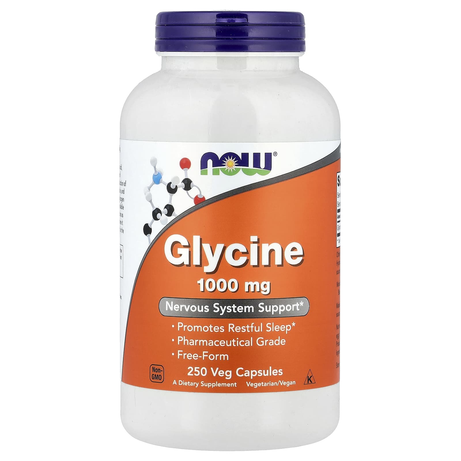 Glycine, 1000mg - 100 vcaps