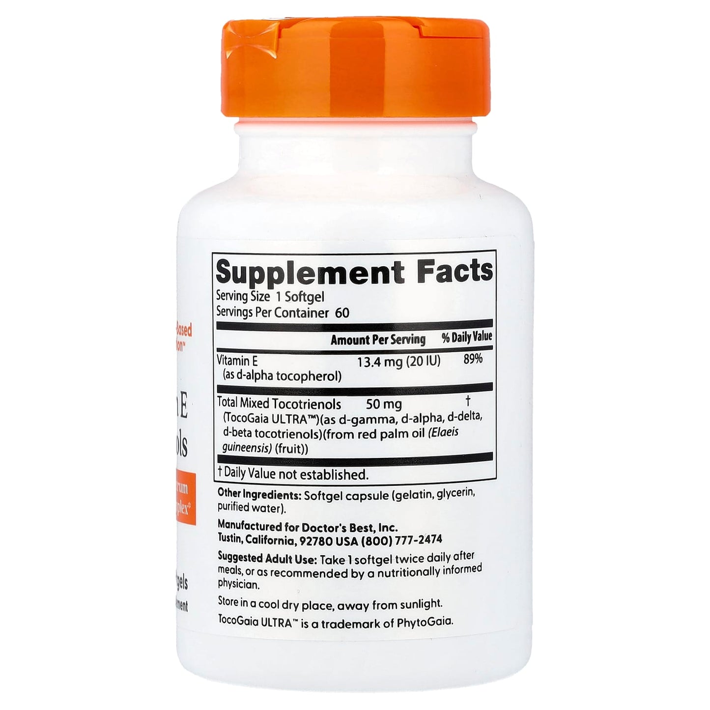 Tocotrienols, 50mg - 60 softgels