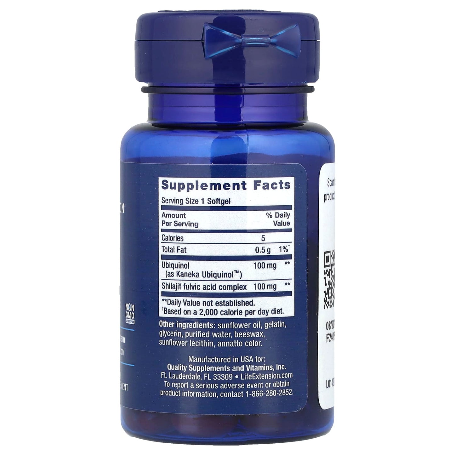Super Ubiquinol CoQ10 with Enhanced Mitochondrial Support, 100mg - 60 softgels