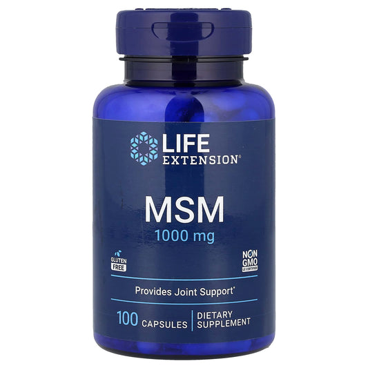 MSM, 1000mg - 100 caps