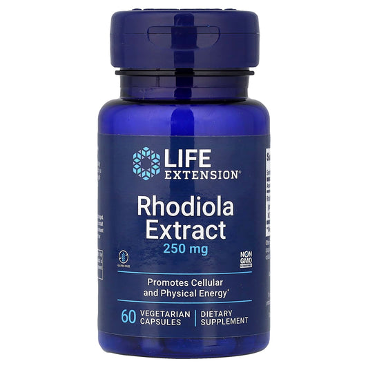Rhodiola Extract, 250mg - 60 vcaps