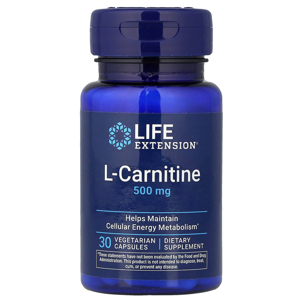 Life Extension L-Carnitine, 500mg - 30 vcaps