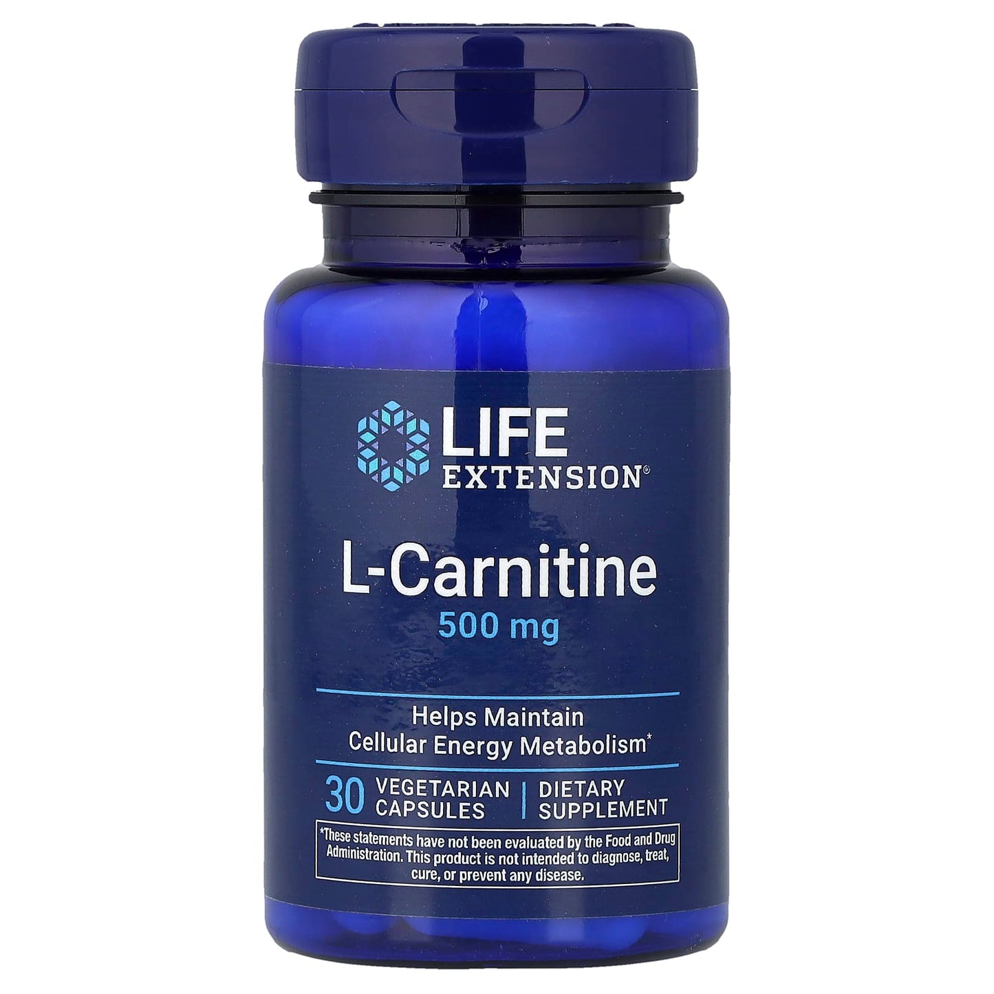 L-Carnitine, 500mg - 30 vcaps