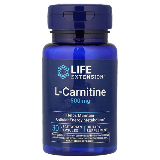 L-Carnitine, 500mg - 30 vcaps