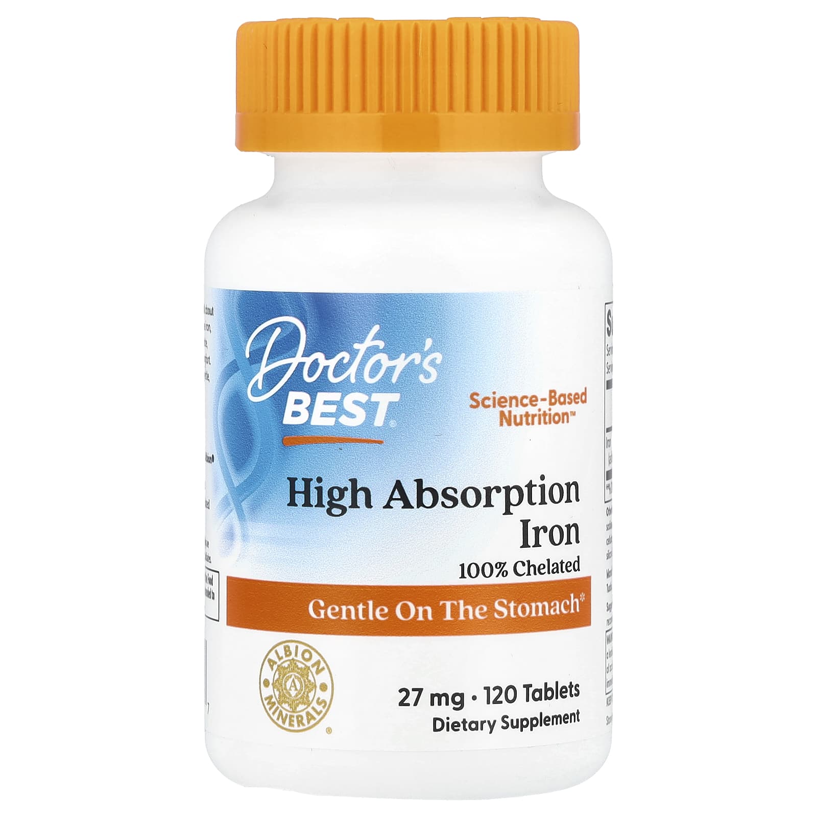 High Absorption Iron, 27mg - 120 tablets