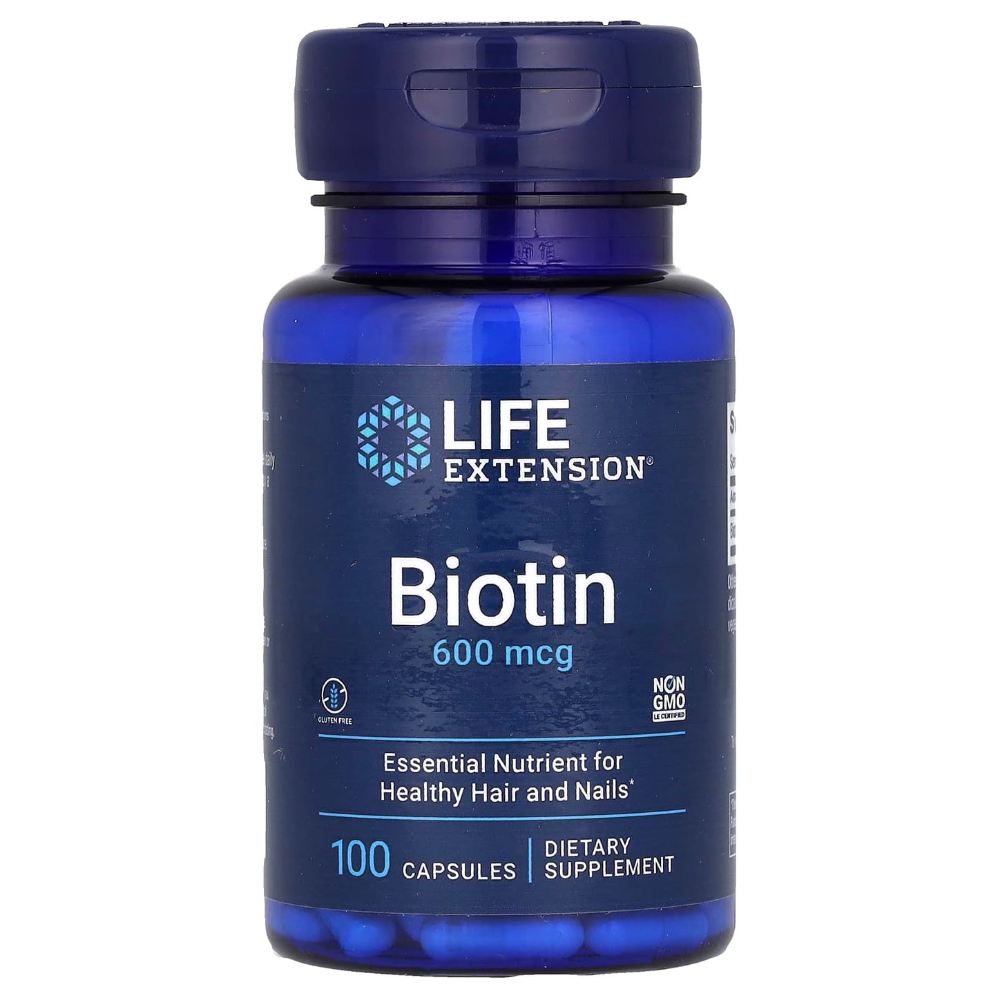Biotin, 600mcg - 100 caps