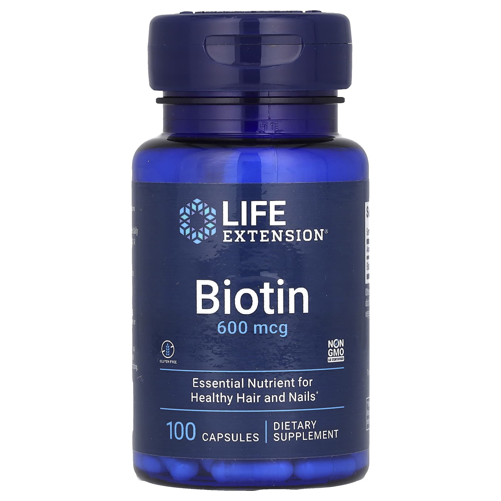 Biotin, 600mcg - 100 caps