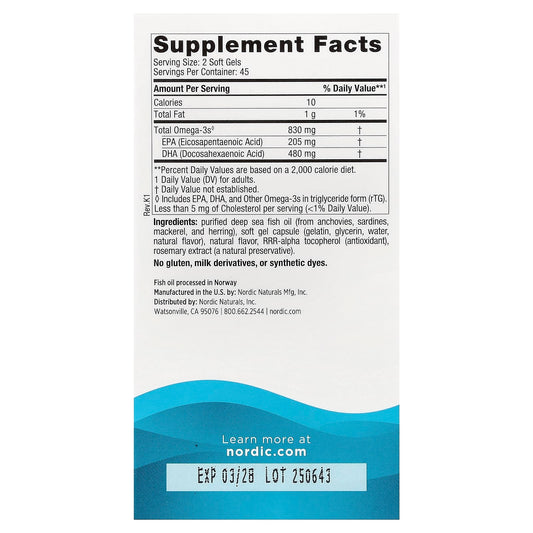 DHA, 830mg Strawberry - 90 softgels
