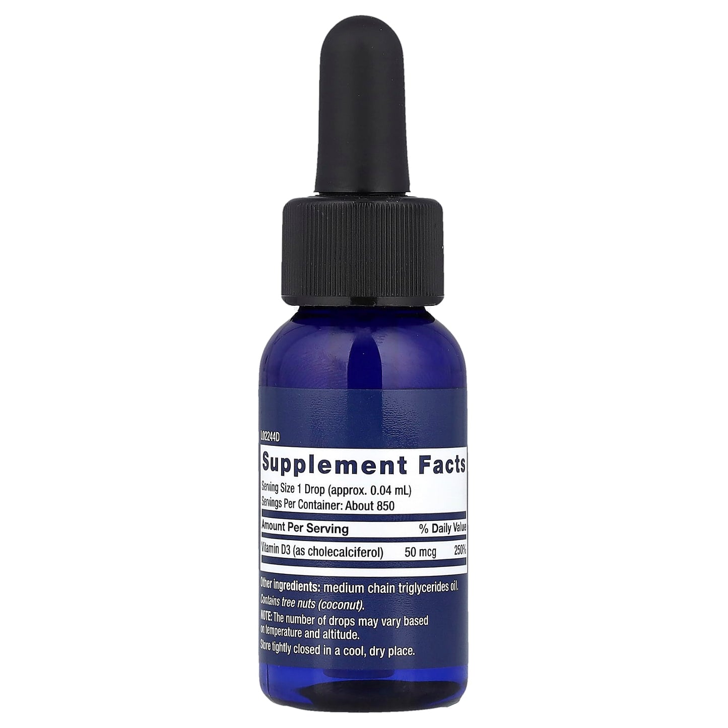Liquid Vitamin D3, 50mcg - 29 ml.