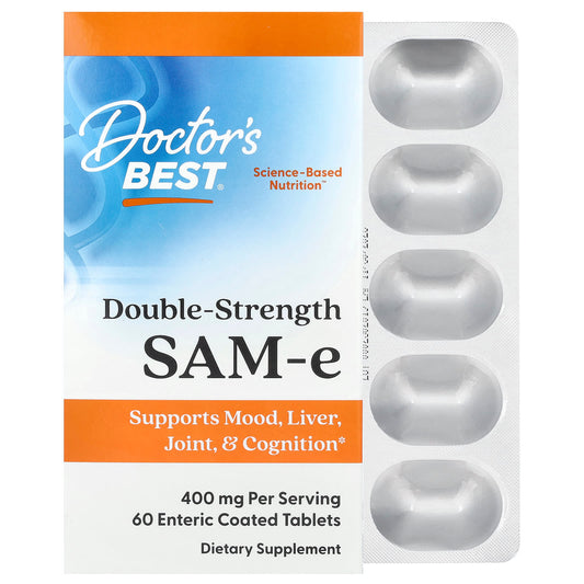SAM-e, 400mg Double-Strength - 60 tablets