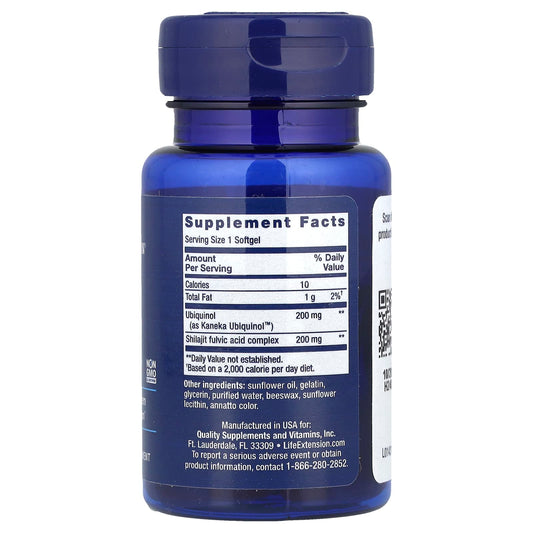 Super Ubiquinol CoQ10 with Enhanced Mitochondrial Support, 200mg - 30 softgels