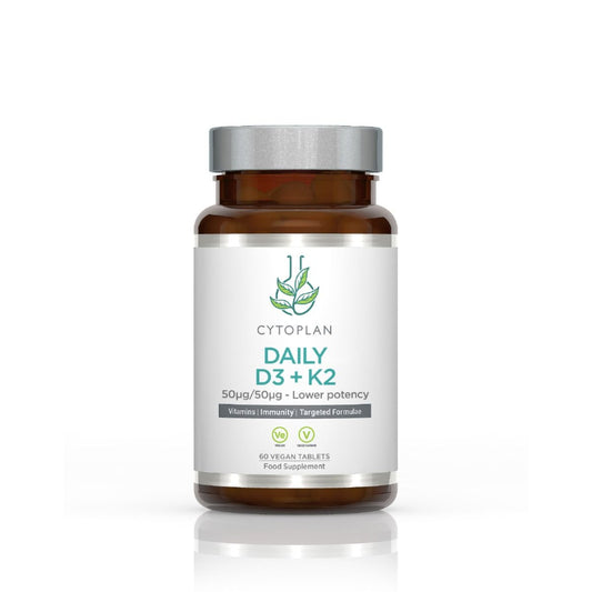 Daily D3 + K2 - 60 vegan tabs