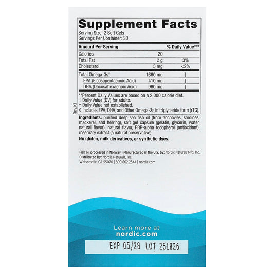 DHA Xtra, 1660mg Strawberry - 60 softgels